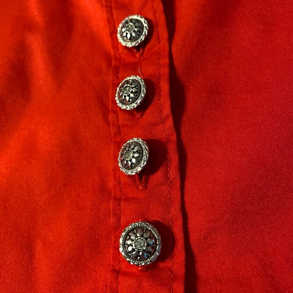 Formal Blouse. Deep Red/Burgundy. Size 16. NWT - Picture 6 of 8